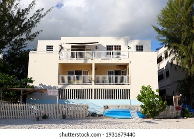 Bridgetown, Barbados - November 21st 2019: Seaside Holiday Villa On Maxwell Beach Resort.