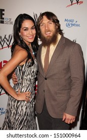 Brie Bella And Daniel Bryan At Superstars For Hope Honoring Make-A-Wish, Beverly Hills Hotel, Beverly Hills, CA 08-15-13