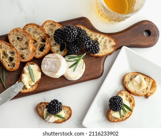 Brie And Blackberry Charcuterie Board