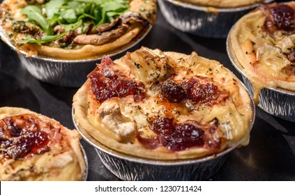 Brie And Cranberry Tartlets.