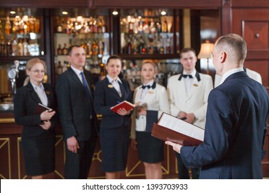 Briefing Staff In Hotel And Restaurant