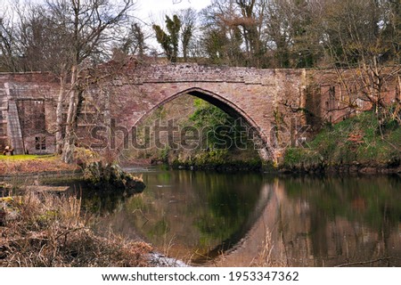 Brig of Balgownie, Scotland's oldest bridge. Aberdeen, Scotland