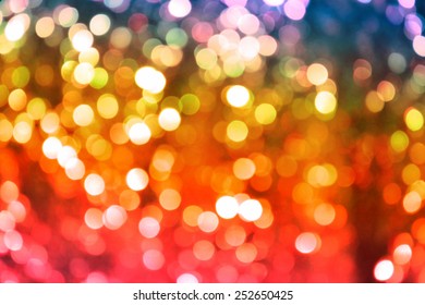 Bright and abstract blurred colorful rainbow background with shimmering glitter - Shutterstock ID 252650425