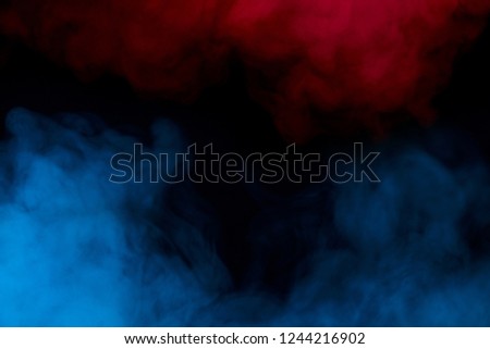 Bright Abstraction Cloud Blue Red Steam Stock Photo Edit Now