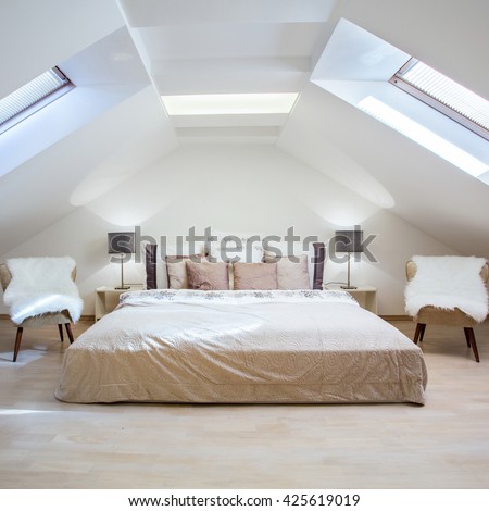 Similar – Image, Stock Photo attic apartment