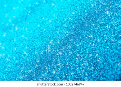 Bright Beautiful Shining Blue Glitter Background Stock Photo 1302746947 ...