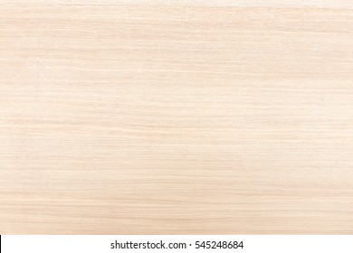 Bright Birch Wood Texture On Table Top View Shot Light Brown Color Bacground. Seamless Plain Veneer Clear Plywood Beech Wooden Desk Board Background. Marble Line Panel Timber Door Tabletop Grain.