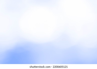 Bright Blue Bokeh Nature Background