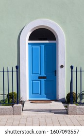 Bright Blue English Front Door