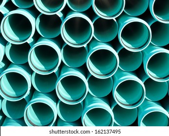 Bright Blue Pvc Pipes Stock Photo 162137495 | Shutterstock