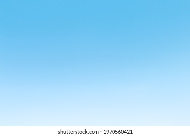 Bright blue sky summer no cloud background with vast blank space