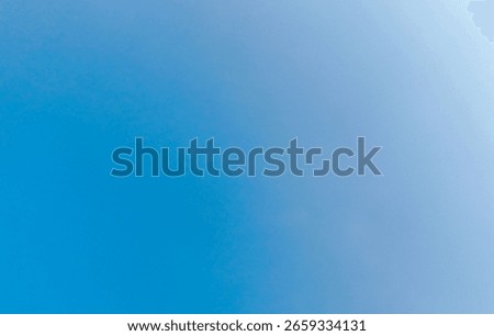 bright blue sky without clouds