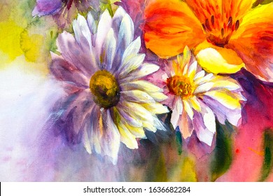 Acrylic Painting Flowers Hd Stock Images Shutterstock