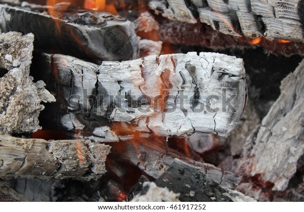 Bright Burning Fire Pine Wood Fireplace Stock Photo Edit Now