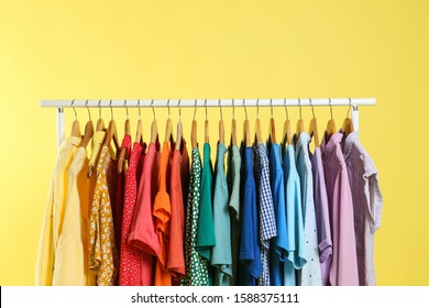 11,050 Clothing Rack Bright Stock Photos, Images & Photography ...