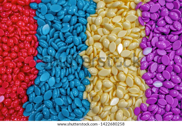 Bright Colored Wax Granules Hair Removal Stock Photo Edit Now