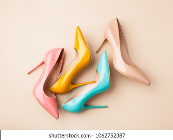 bright color shoes