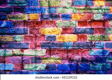 Colored Wall Painted Old Paint Stock Photo 339646802 | Shutterstock