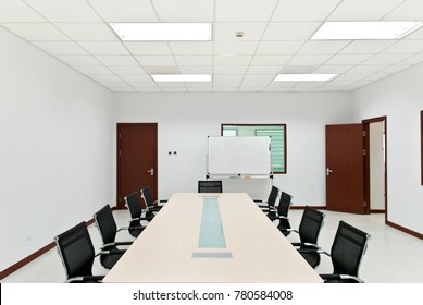 Bright conference room