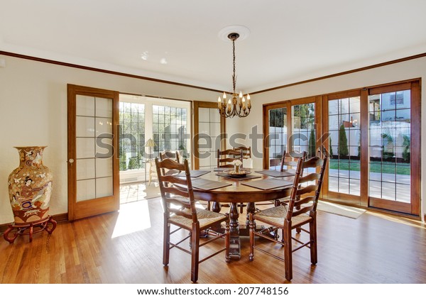 Bright Dining Room Luxury House French Stock Photo Edit Now