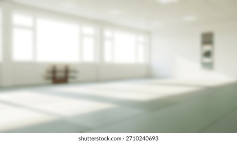 Bright  Empty Dojo Training Space Beckons with Natural Light Zen Studio.