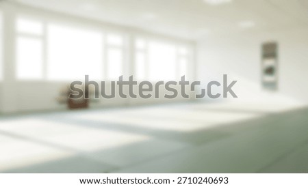 Bright  Empty Dojo Training Space Beckons with Natural Light Zen Studio.
