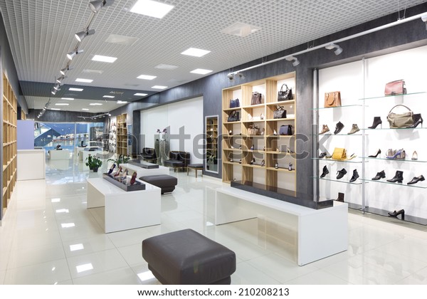 Bright Fashionable Interior Shoe Store Modern Stock Photo (Edit Now ...