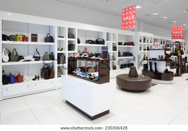 Bright Fashionable Interior Shoe Store Modern Stock Photo (Edit Now ...