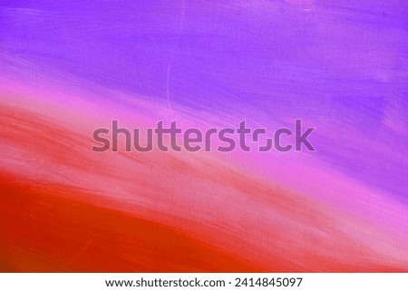 Bright gradient red and faded purple coloured rustic and smudged wooden painted textured blank empty,Messy colorful paint brush surface, Multicolor paint splatter blank backdrop,gradient and texture