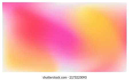 Bright gradient yellow-orange-red light with grain