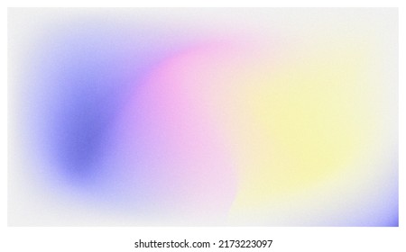 Bright gradient yellow  violet  pink light and grain