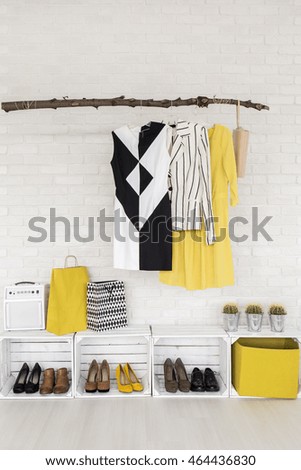 Similar – Image, Stock Photo airy | cloth on hook II