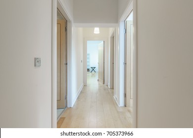 Bright hallway in an apartment - Shutterstock ID 705373966