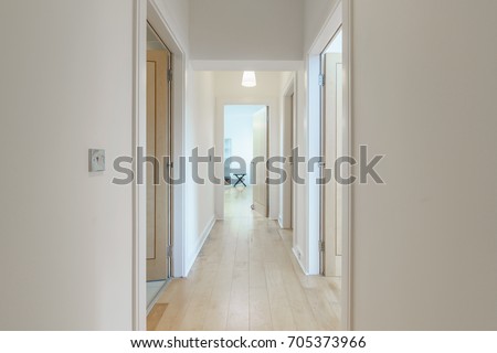 Bright hallway in an apartment