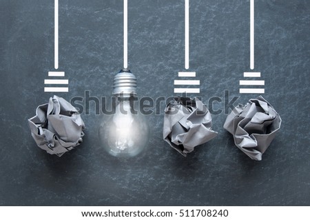 Bright idea concept 