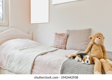 Bright Interior Of A Cozy Kid's Room