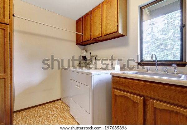 Bright Kitchen Room High Vaulted Ceiling Stock Photo Edit