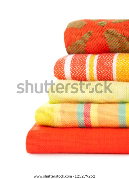 bright kitchen towels