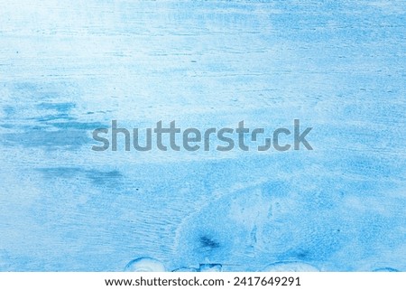 Bright light blue color wood plank texture. Vintage beach wooden background.