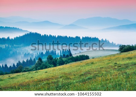 Similar – Image, Stock Photo unbelieveable sunset