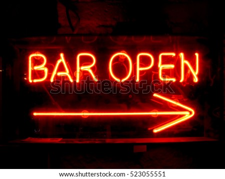 Bright open bar                              