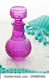 bright pink design decorative bottle