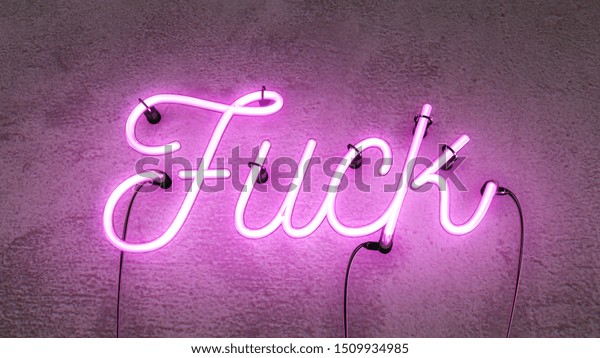 Bright Pink Neon Sign That Says Stock Photo 1509934985 | Shutterstock