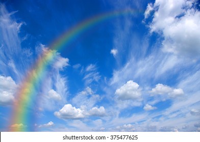 A Bright Rainbow In The Sky
