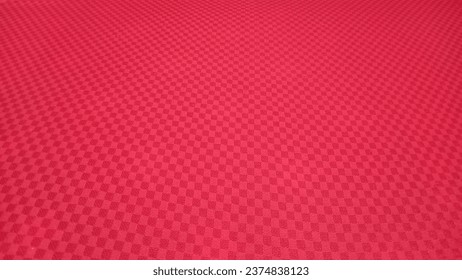 bright red background with small checkered flags