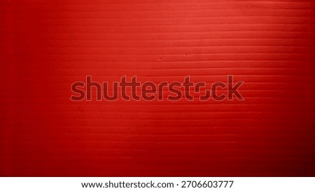 Bright Red Corrugated Plastic Sheet Texture