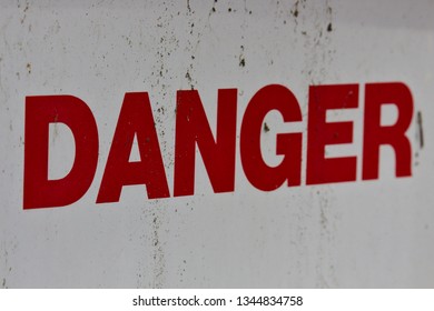 Danger Stenciled Onto Side Jet Intake Stock Photo 53507329 | Shutterstock