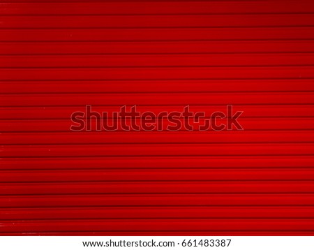 Bright red shutter - backdrop