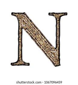 Letter N Fancy Images, Stock Photos & Vectors | Shutterstock