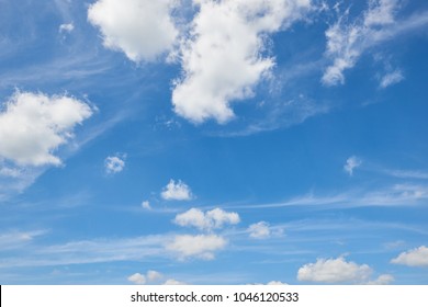 Bright Sky In Spring Abstract Background